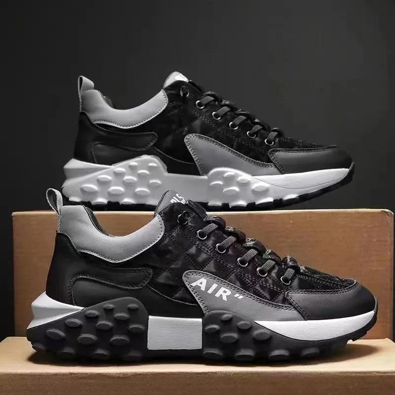 Men's Running Shoes High Quality Sneakers Fashion  Breathable Mens Vulcanized Shoes Outdoor Platform Men Casual Shoes