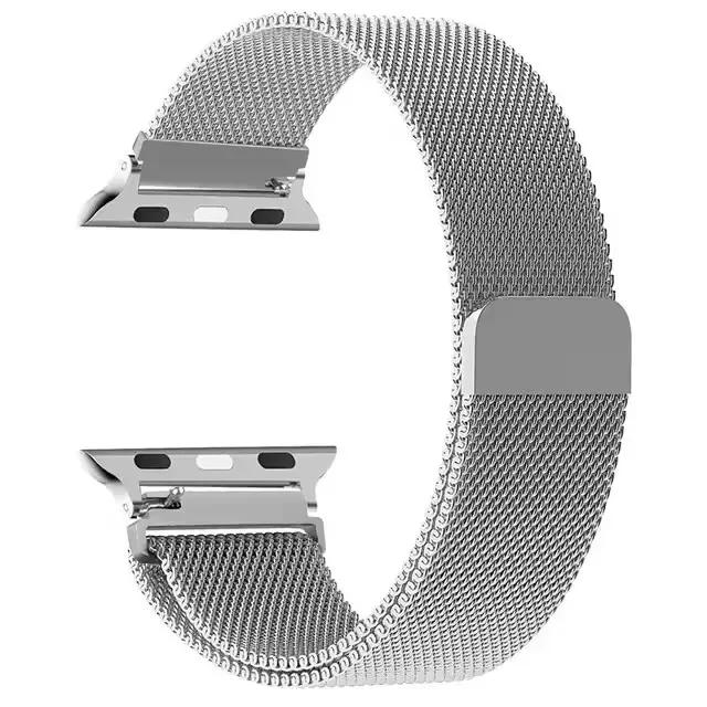 Milanese Strap For Apple Watch Ultra 2 49 46mm 42mm 44mm 40mm 45mm 41mm 38mm Bracelet For iWatch Series 10 9 3 6 5 SE 7 8 Strap