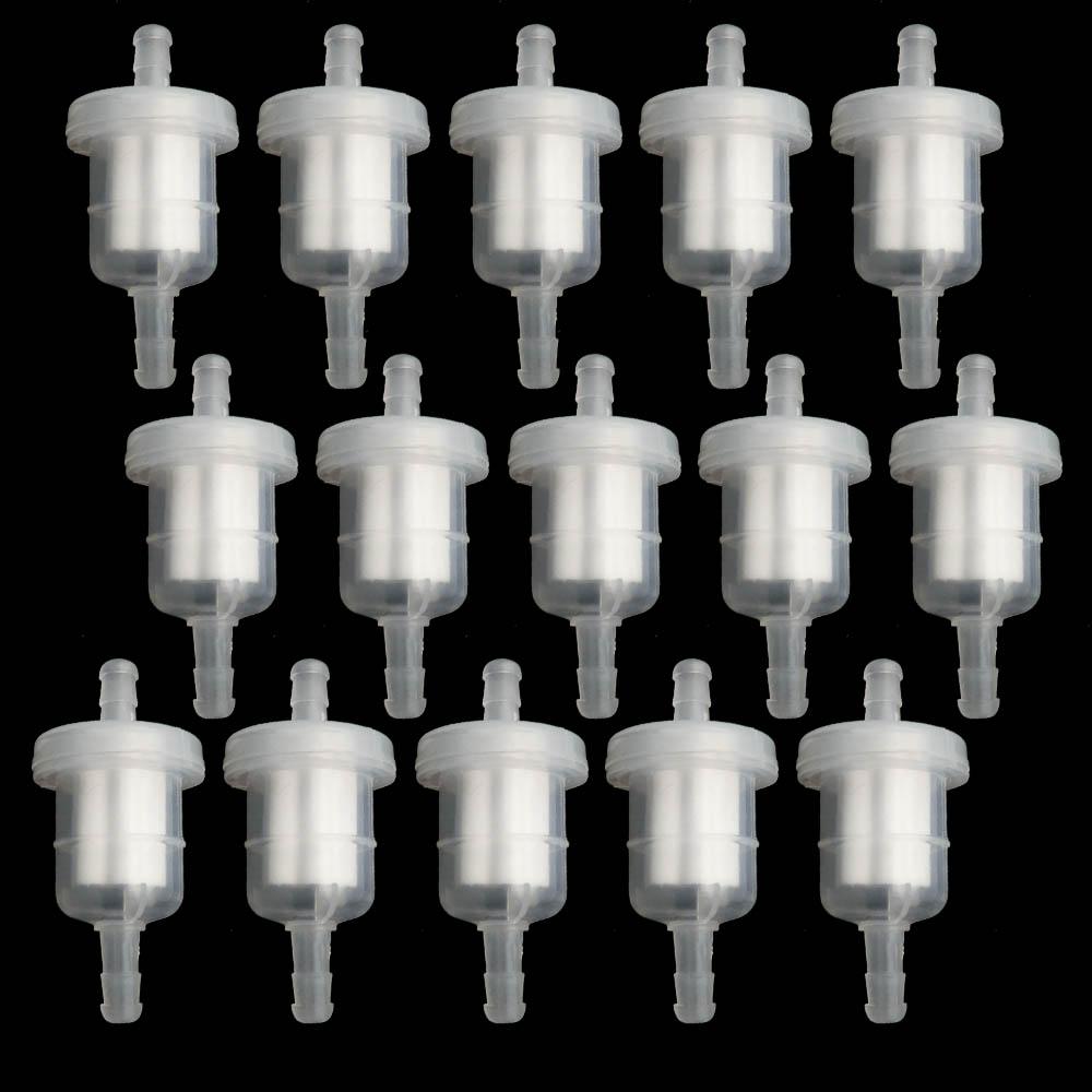 15/10/5pcs Gas Fuel Filter Universal Gasoline Gas Fuel Gasoline Oil Filter for Motorcycle GY6 Moped Scooter Dirt Bike ATV TaoTao Fuel Filters5