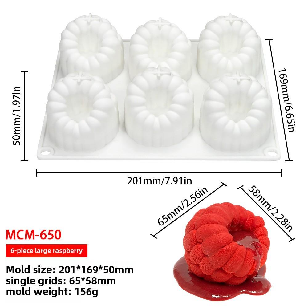 Fruit Series Mango Pear Baking Mousse Cake Silicone Mold Dessert Baking Non stick Durable Easy to Clean French Cake Decoration