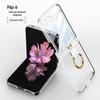 Samsung Z Flip6 Foldable Phone Case with Integrated Ring & Protective Film