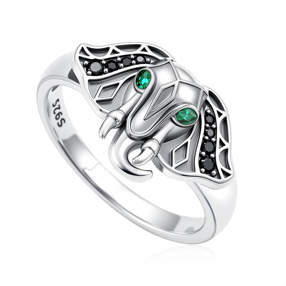 Boże Narodzenie Srebro 925 Korona Serce Kwiat Skrzydło Cyrkon Błyszczące Pierścionki Dla Kobiet Biżuteria Fine Jewelry ślub Rocznica Prezenty