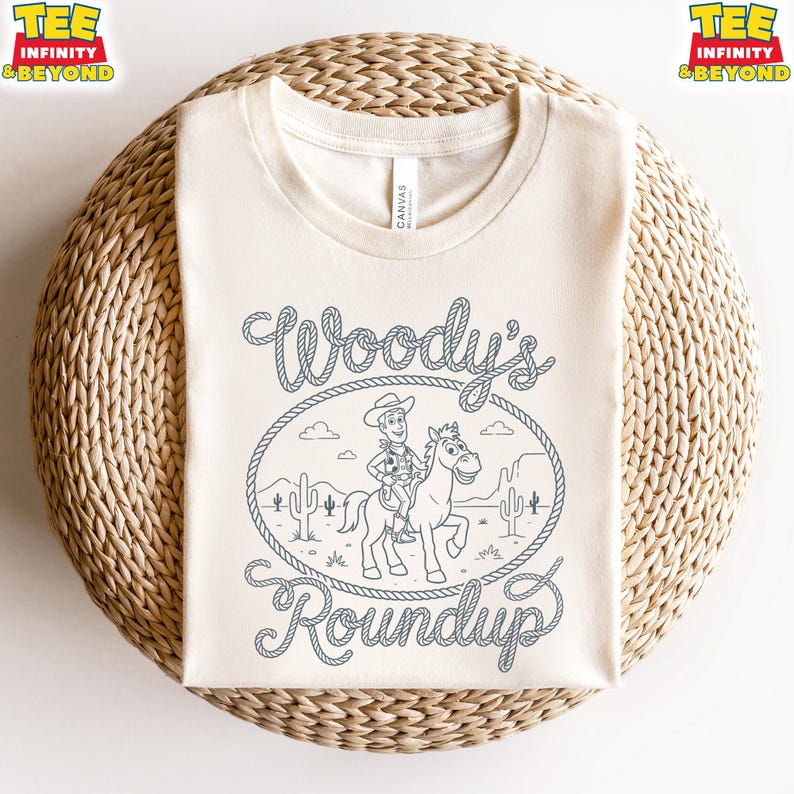 Disney Woody s Roundup T-Shirt, Disney Toy Story T-Shirt, Toy Story Movie Characters Shirt, Disneyland Trip Shirt, Disney Pixar Cowboy Shirt 100