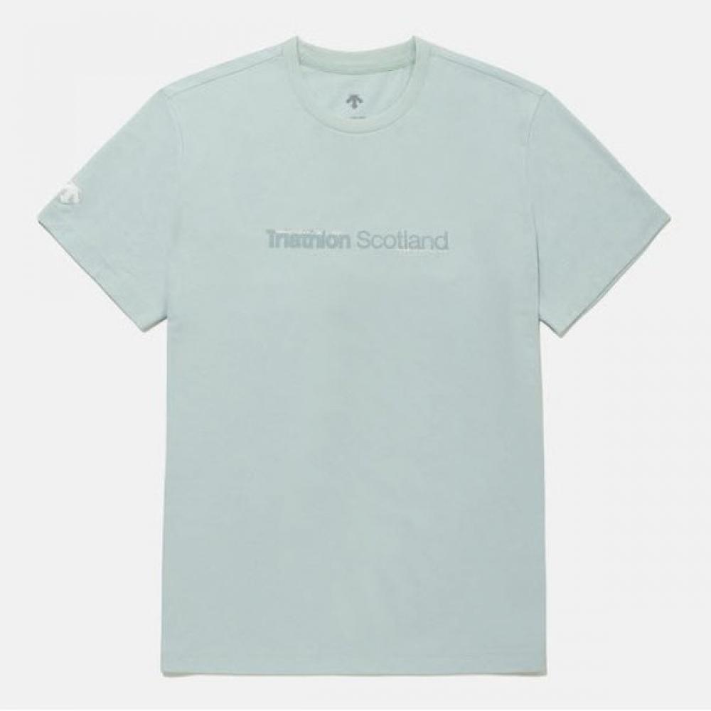 

Футболка с коротким рукавом DescenTe Cqk Sq223iTs43 MinT Gbr Sco Graphic Round T shirT MinT 100