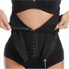 1 Stück atmungsaktiver ultradünner verstellbarer 9-Stäbe-Reißverschluss doppellagiger verstärkter Bauchgürtel Damen Körperformung Taille