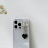 Fashionable Pendant for Furniture Stylish Crystal Heart Keychain Heart shaped Pendant for Home and Car Decorations