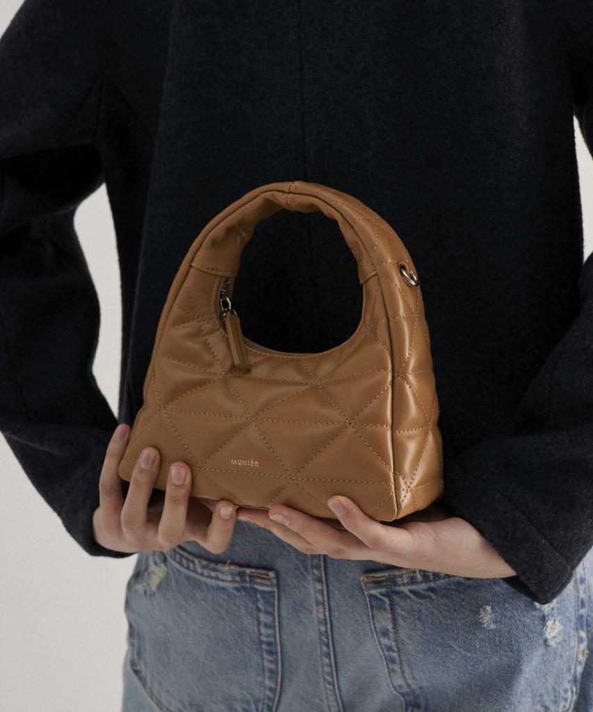 Munier Quilted Mini Tote Bag_2Colors
