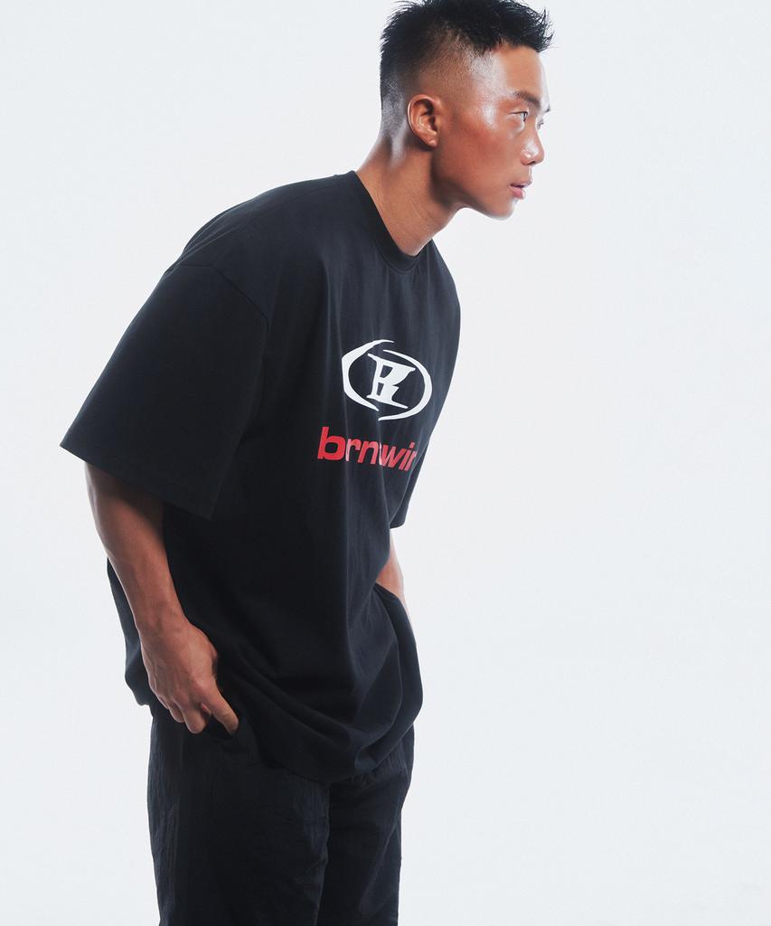 BORN TO WIN Symbol B Logo T-Shirts [Black]