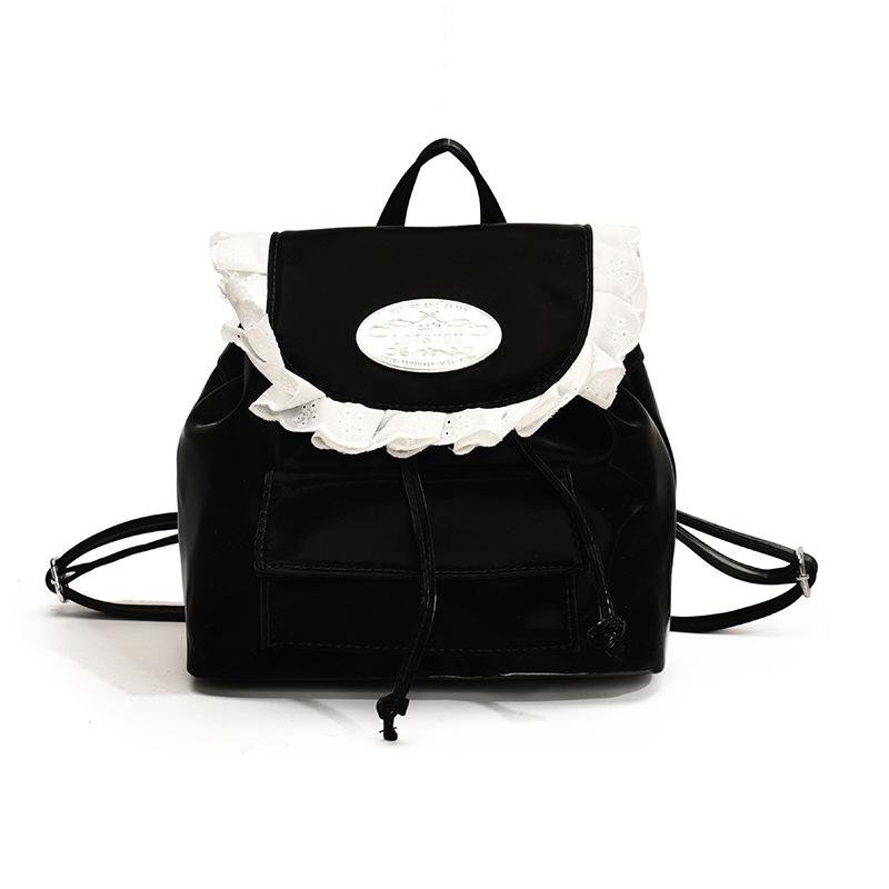 Vintage College Style Backpack Bag 2025 New Women's Niche Design Korean Version Ins Casual Versatile Backpack