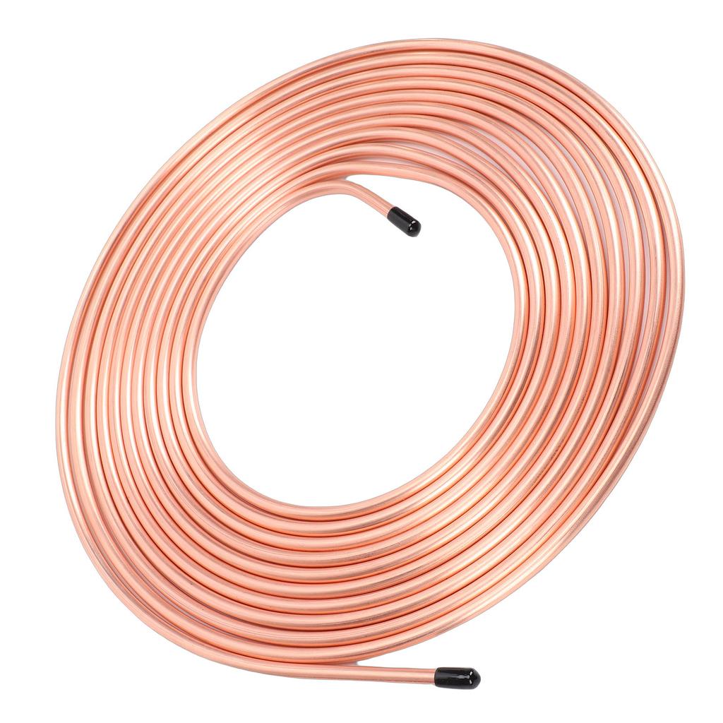 1 4in 25FT Brake Line Tubing Galvanized Replacement Brake Line Roll for Automotive Truck Brake System