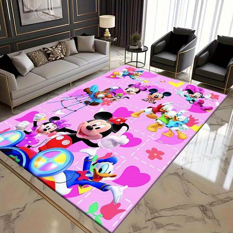 

1pc Mickey Minne Donald Duck Carpet Durable Non-Slip, Perfect for Indoor & Outdoor Living, Bedroom, Office, and More, 60cm by 90cm