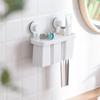 CHAHUA No-Drill Suction Bathroom Storage Rack