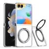 Case for Samsung Z FLIP 7 6 5 360° Rotating Stand Protective Cover Full Coverage Anti-Fingerprint Shock Proof Wireless Charging