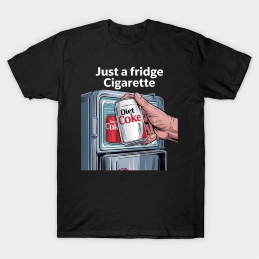 

Just A Fridge Cigarette Funny Hand Cool T-shirt For Men Women 100% Cotton T Shirts Short Sleeve Tops 0320-3 - Men s Summer Co... S разноцветный