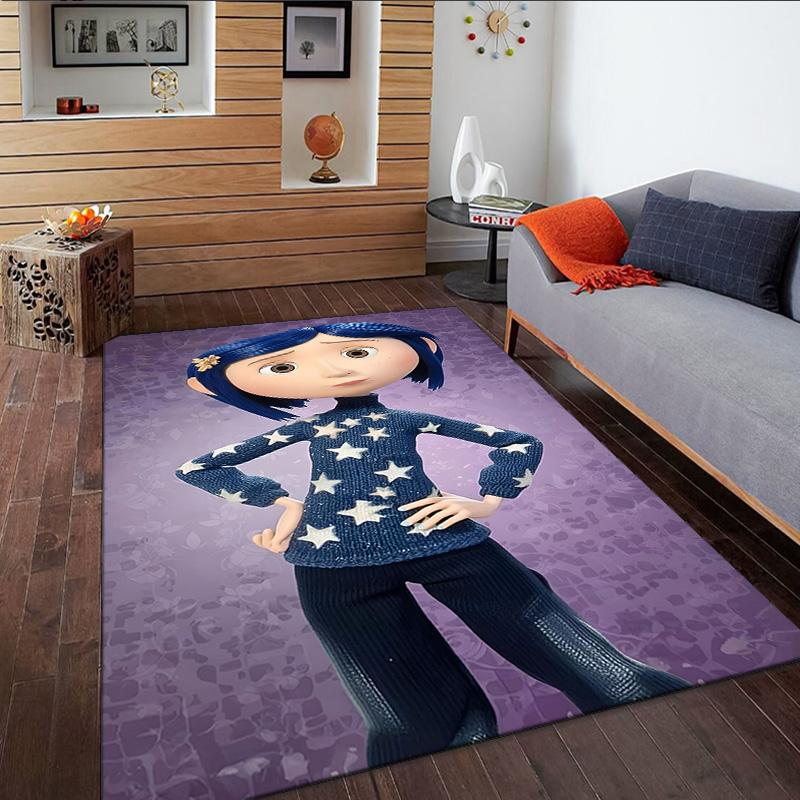 Nighttime Adventure Doll Carpet, Kitchen Rugs, Yoga Mat, Non-Slip Mats, Rug for Bathroom, Living Room bedroom, Camping Rugs Christmas Gift