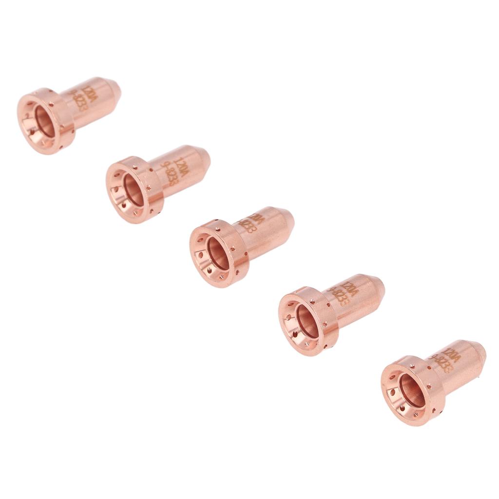 5PCS 9‑8233 Nozzle Tips Brass Cutting Torch Tip Replacement Plasma Cutter Consumables for SL60 SL100