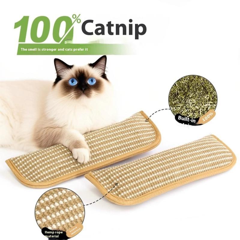 Catnip Pillow Teeth Grinding And Anti Bite Cleaning Wear Resistant Cat Toy Cat'S Self Pleasure Relieving Paw Grinding Toy
