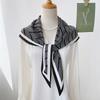Stylish Thin Triangular Scarf, Multi-functional Belt, Professional Wear Scarf, Women's High-end Fashion Line Printed Silk Scarf