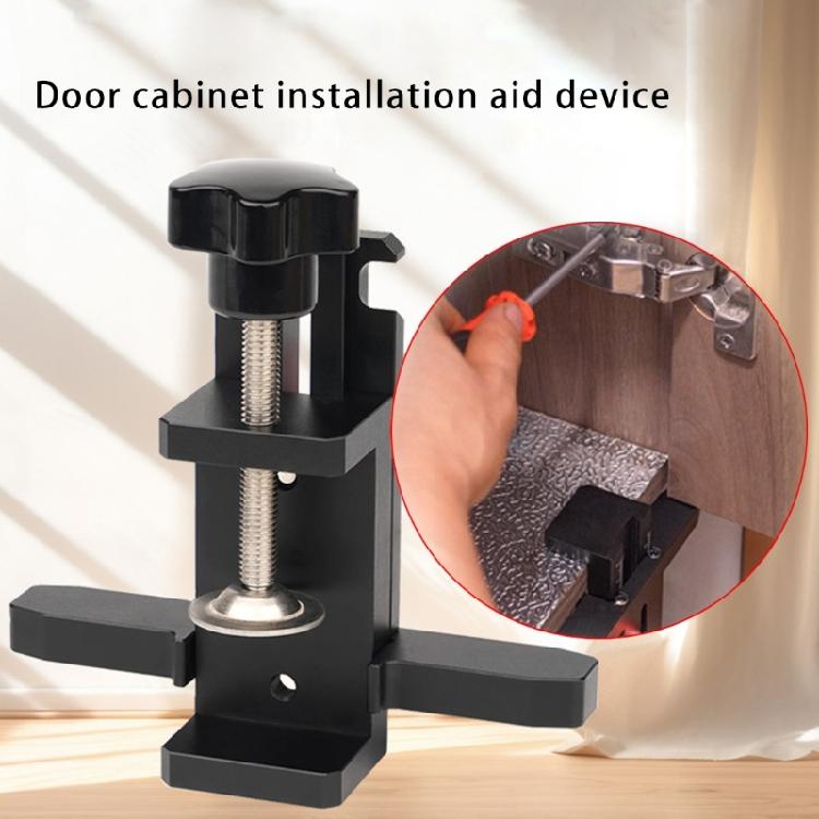 Adjustable Cabinet Door Installation Jig Leveling Device For Home Renovation Projects Woodworking Mounting Support Clamp