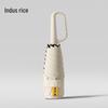 New Macaron Color Five-Fold Ultra-Light Sun Protection Compact Mini Umbrella with Buckle Handle