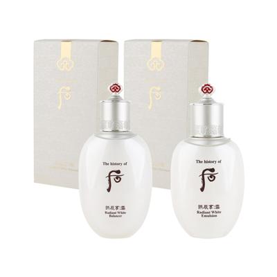 Il set da 2 pezzi Whoo Gongjinhyang Seol Whitening (pelle + lozione)