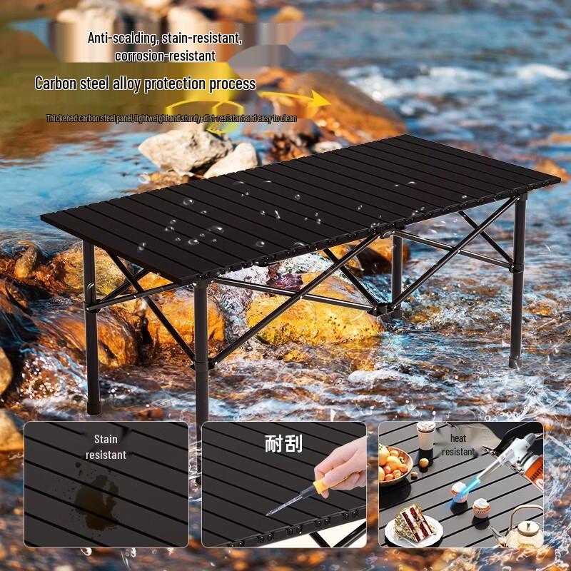 Kasiong Portable Outdoor Camping Table & Chair Sets