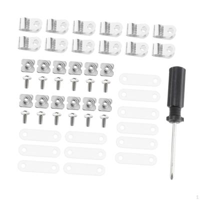 Σετ Υλικού Βιδών Ζελατίνας Κράνους Εξοπλισμός Χόκεϊ Πρακτικές Στιβαρές Βολικές Στερεώσεις Επισκευή