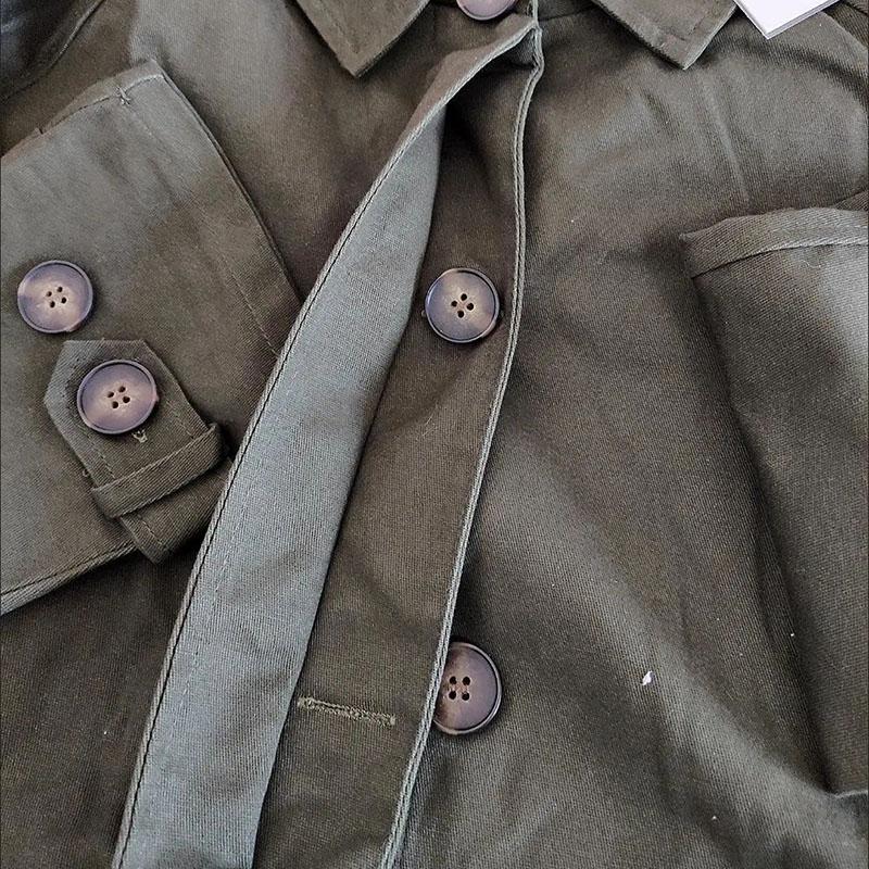 Women Windbreake Fashion Spring Classics Women's Loose Coat Casual Long Cargo Trench Jacket Oversized