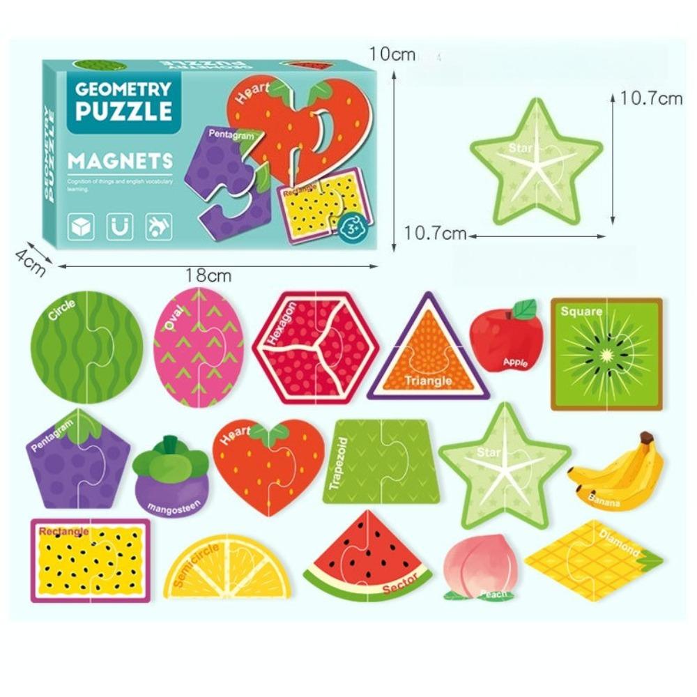 

1 шт. Магнитная ранняя развивающая магнитная 3D животное английский распознавание чисел бумага детская развивающая игрушка-пазл