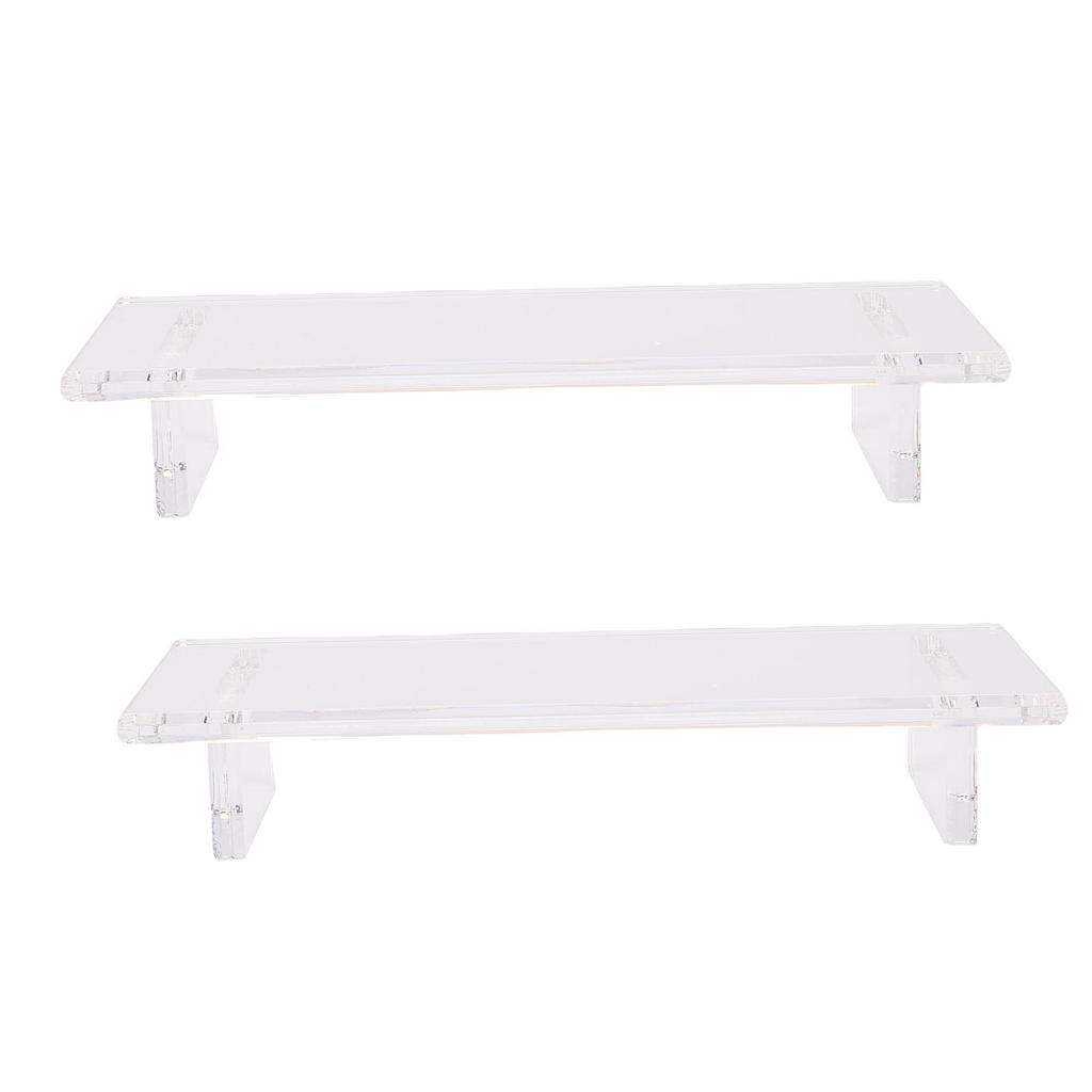 Bathroom Tray Water Proof Transparent Acrylic Soap Riser for Kitchen Plant Candle Decorations