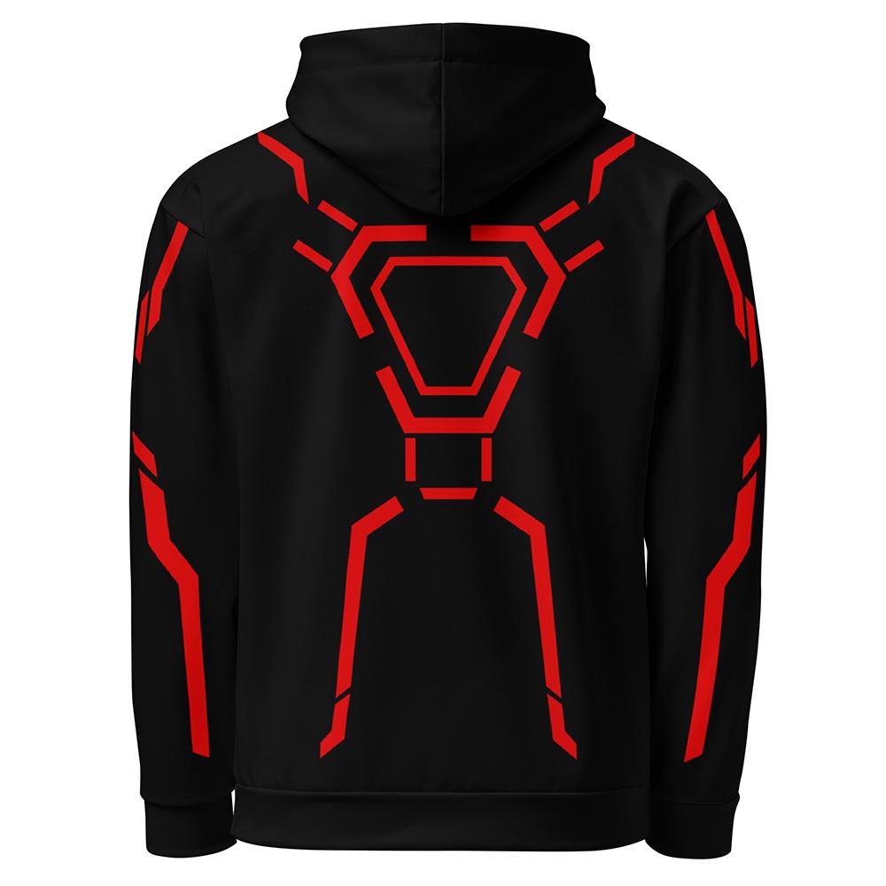 TRON Ares Cosplay Halloween Hoodies Long Sleeve Fashion Fleece Sweatshirts NIN Nine Inch Nails Band Print Pullovers Unisex