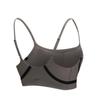Nike Dri-Fit One Logo Quick-Dry Comfortable Soft Sports Bra Women Underwear Brown Black HF5367-233