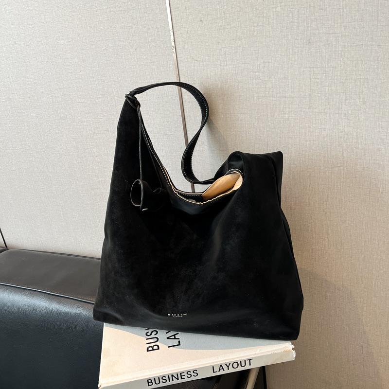 Retro Big Bag Women's 2025 New Trendy Popular High-end Fashion Shoulder Bag Large Capacity Commuter Tote Bag