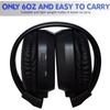 Portable Personal FM Radio Headphones With Good Reception, LED Display, Soft Ear Muffs, FM Headset Radio For Walking, Jogging, Meeting FM Receiver