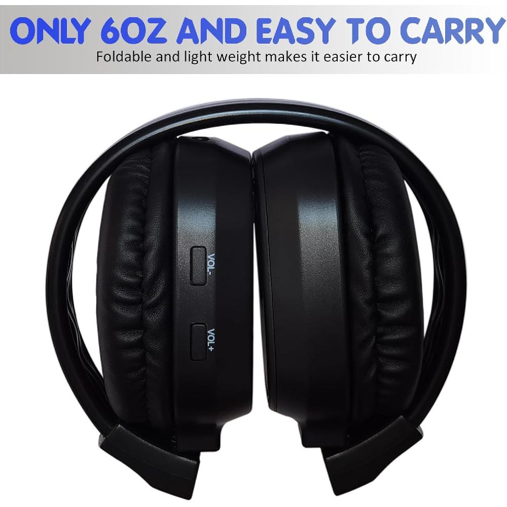 Portable Personal FM Radio Headphones With Good Reception, LED Display, Soft Ear Muffs, FM Headset Radio For Walking, Jogging, Meeting FM Receiver