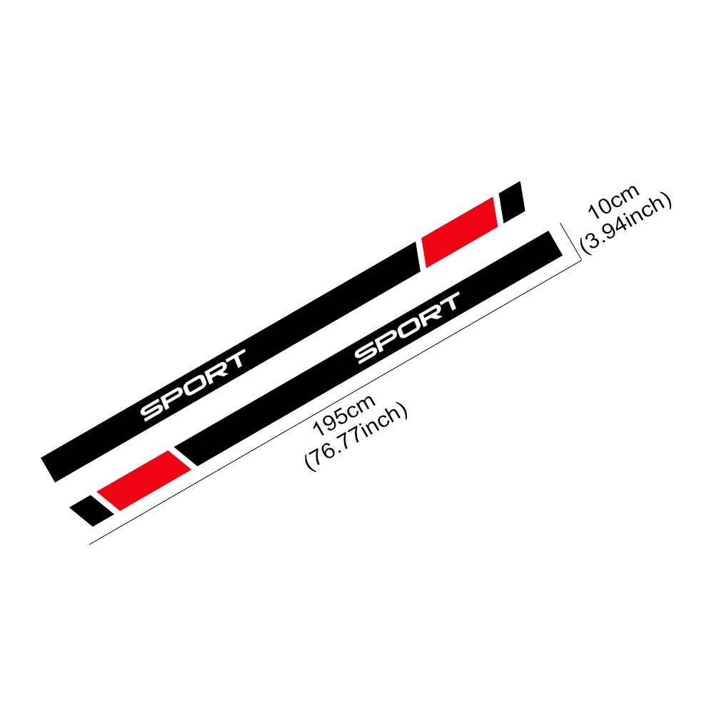 2PCS Car Door Side Sticker Decor Decal Car Sticker Exterior Waterproof For Hyundai Ioniq 5 6 7 N Line 2026 2026 2026 2026