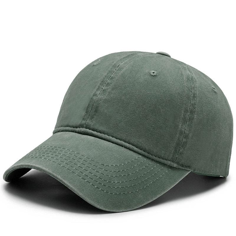 American Hat Washed Hat Men'S Casual Baseball Cap Outdoor Embroidery Big M Trendy Versatile Sunscreen Hat