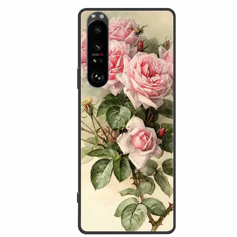 Funda Para Sony Xperia 1 Funda Dibujos Animados Suave TPU Cubierta de Teléfono Para Sony Xperia1 iii Silicona Fundas para Sony Xperia 1 ii J9110 J8110