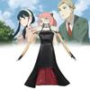 Spy Family Yor Forger Cosplay Costume For Children And Adults With Satin Fabric And Hollow Socks For Anime Conventions