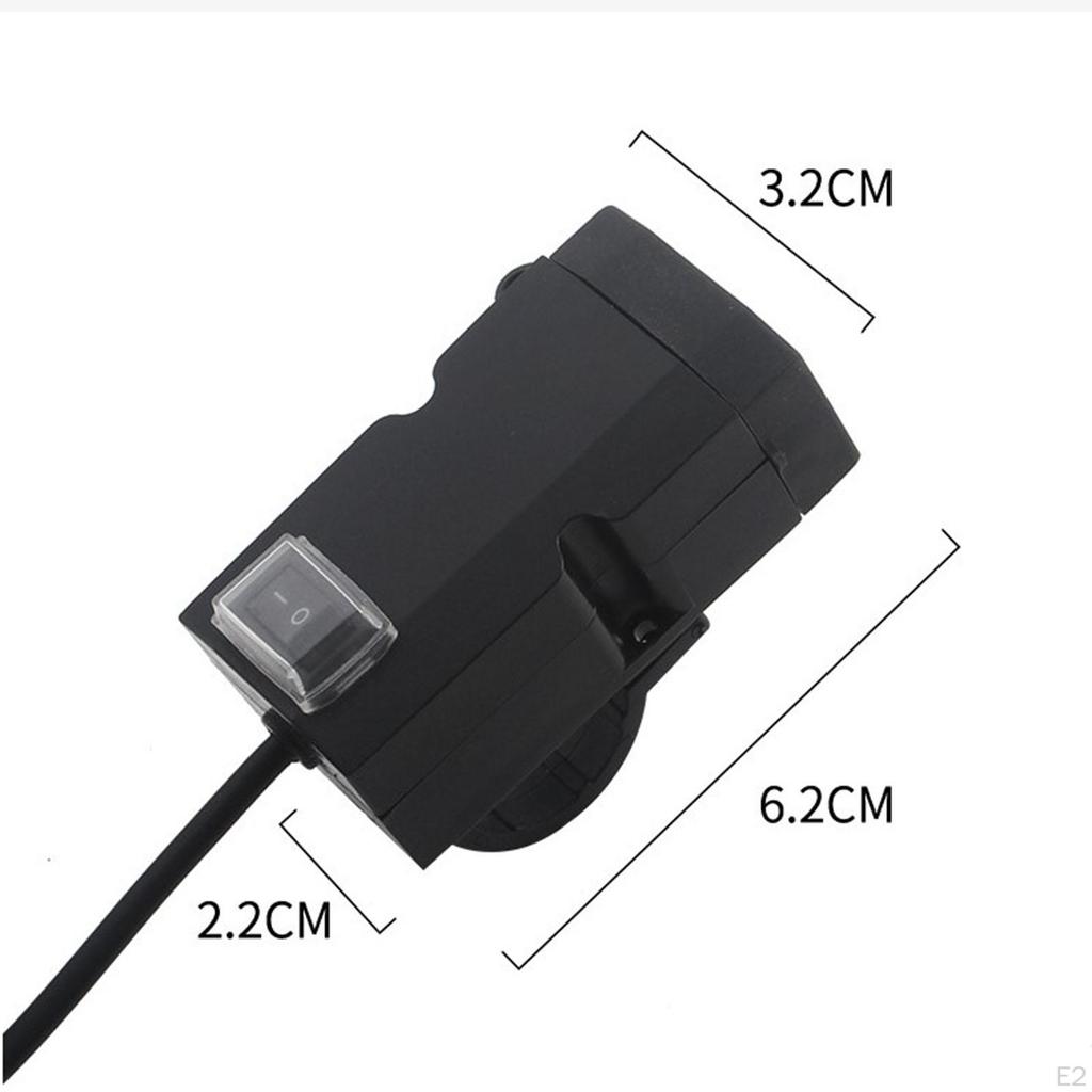 Motorcycle USB Charger Portable for Electric Vehicle Motorbike Smartphone