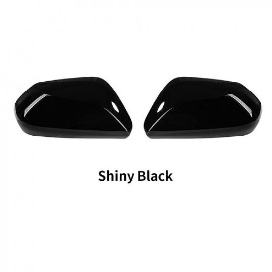 For Toyota Corolla 2019~UP Glossy black Side Door Rearview Mirror Cover Trim Cap