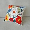 Double Sided Boho Colorful Floral Throw Pillow Cover Vintage Art Print Decorative Cushion Case For Sofa Couch Home Decor
