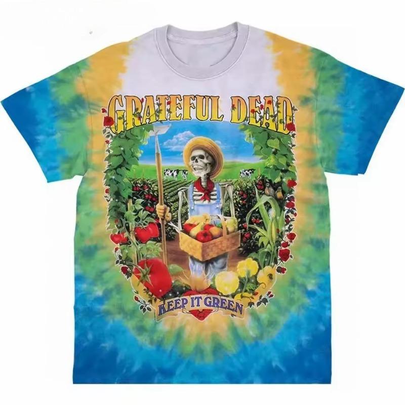 

Men Fashion Cool 3D-printed Round Neck Loose Style Motion Casual T-shirts Harajuku Tshirt Streetwear summer Tops XS