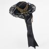 PunkStyle Top Hat with Gear Rose Party Fedoras Hat Hair Clip Carnivals Headpieces