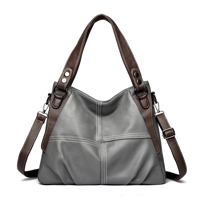 Large Capaci Pu Leather Tote Bag Women's Handbag 2026 New Faionable Crossbody Bag Casual Shoulder Bag