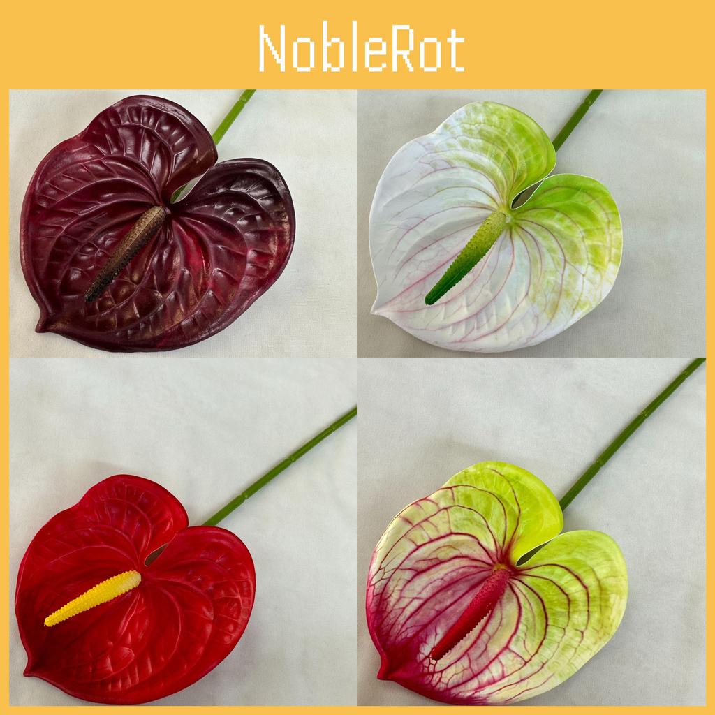 Miniature Realistic Floral Decor With Soft Rubber For Diy Home Decoration