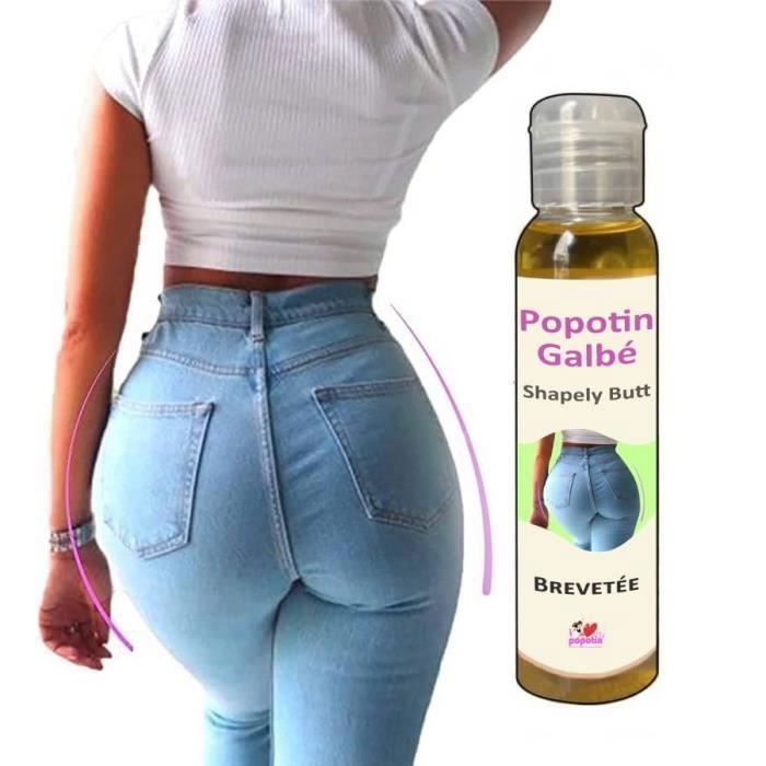 Huile pour Grossir les Fesses - I Love My Popotin - 100% Naturelle - Volume Poitrine - 100 ml