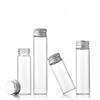 Sample Vials Transparent Glass Jars Small Bottles Clear Aluminum Lids For Samples Gifts Oils