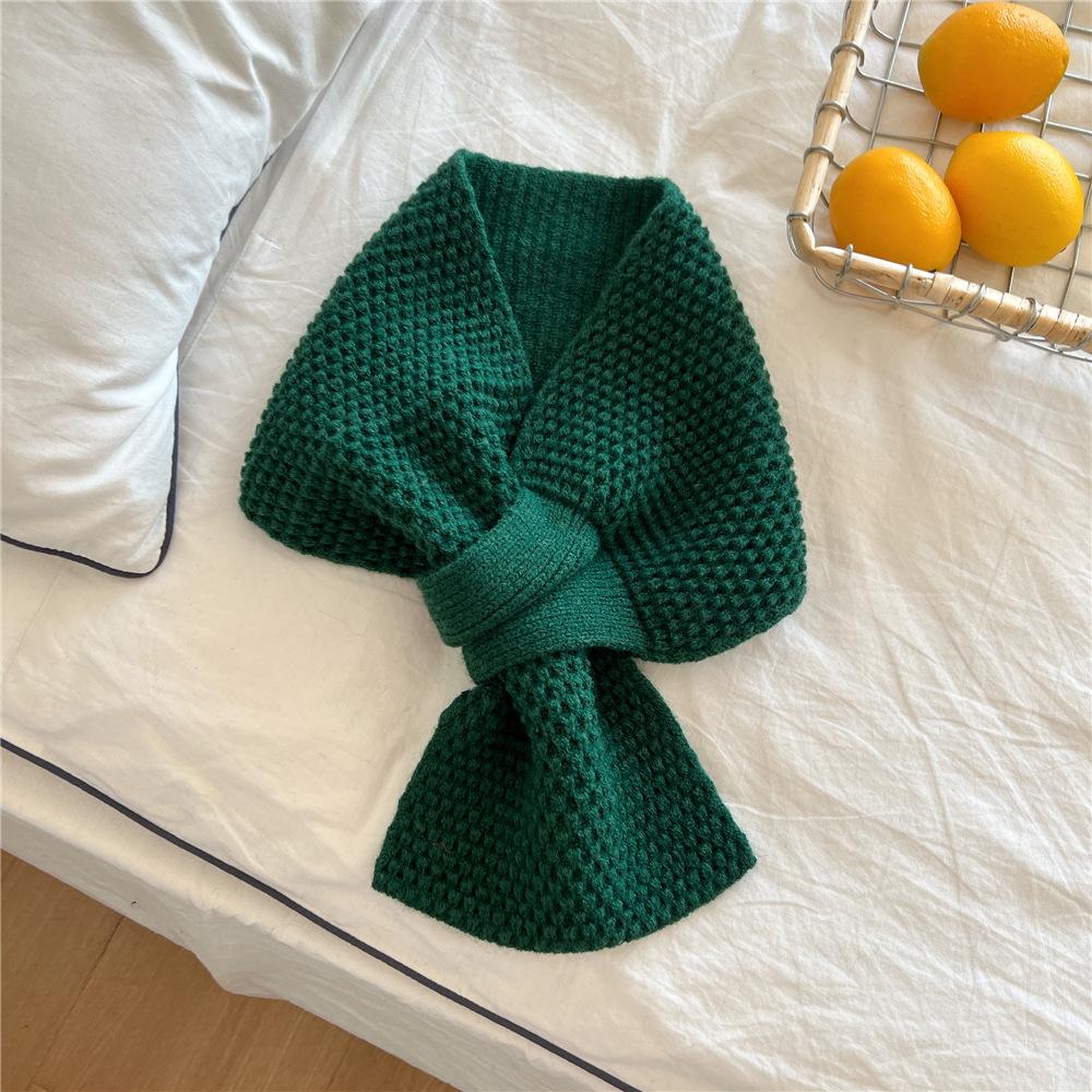 

Новый однотонный шарф для женщин на весну и осень, универсальный ремешок на запястье, повязка на голову, модное украшение, защита шеи для студентов, небольшой шарф 16*70cm