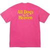 Supreme All Dogs Go To Heaven Tee Fuchsia